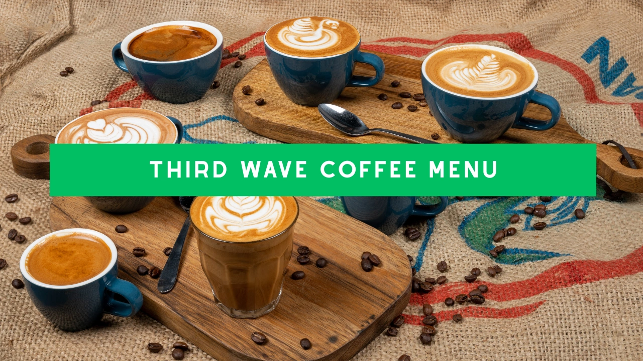 Third Wave Coffee Menu