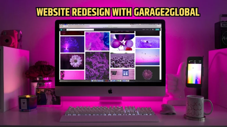 website redesign with Garage2Global