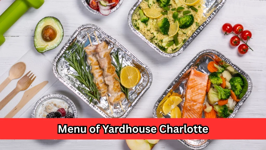 Menu of Yardhouse Charlotte