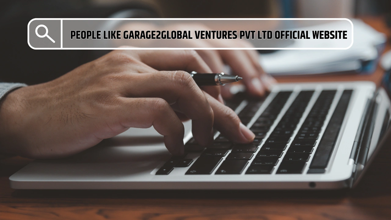 People Like garage2global ventures pvt ltd official website