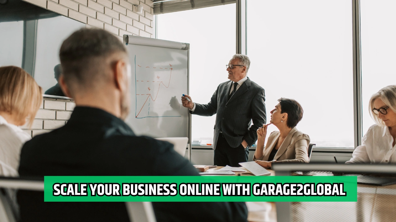 scale your business online with garage2global