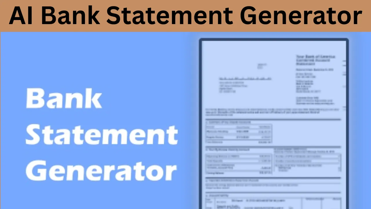AI Bank Statement Generator