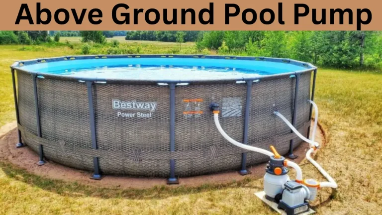 Above Ground Pool Pump